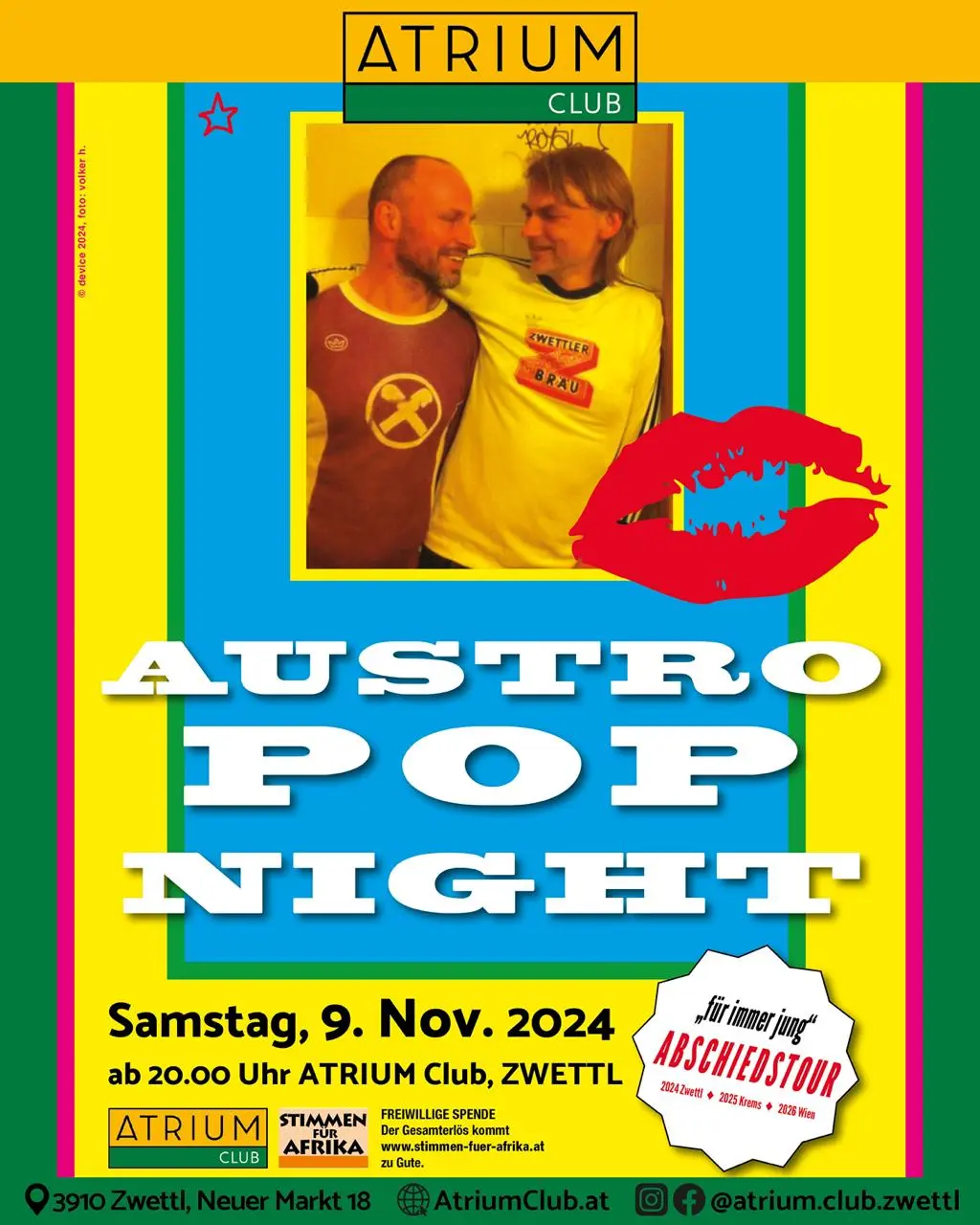 9. November 2024 Austro Pop Night