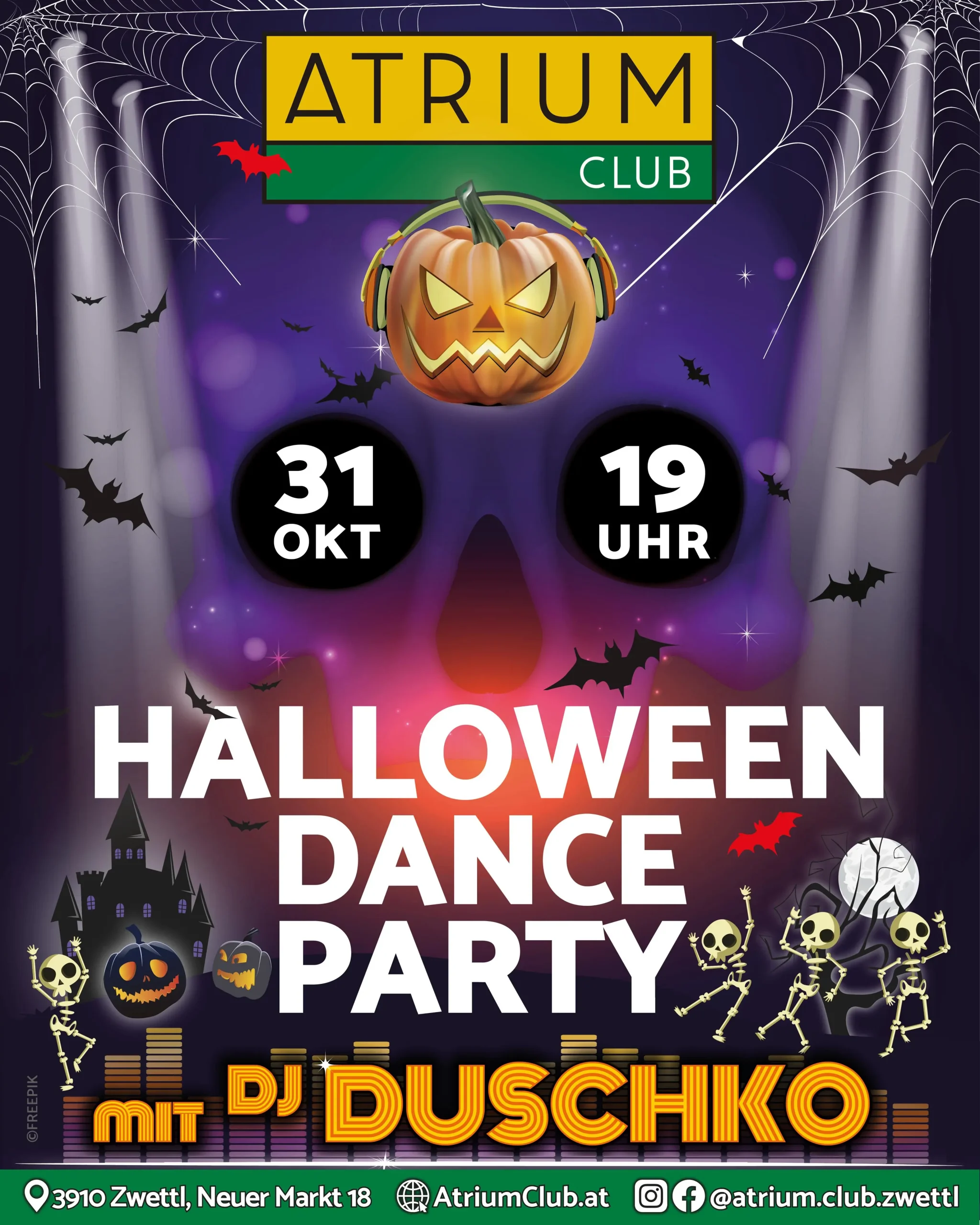 31. Oktober 2025 HALLOWEEN DANCE PARTY